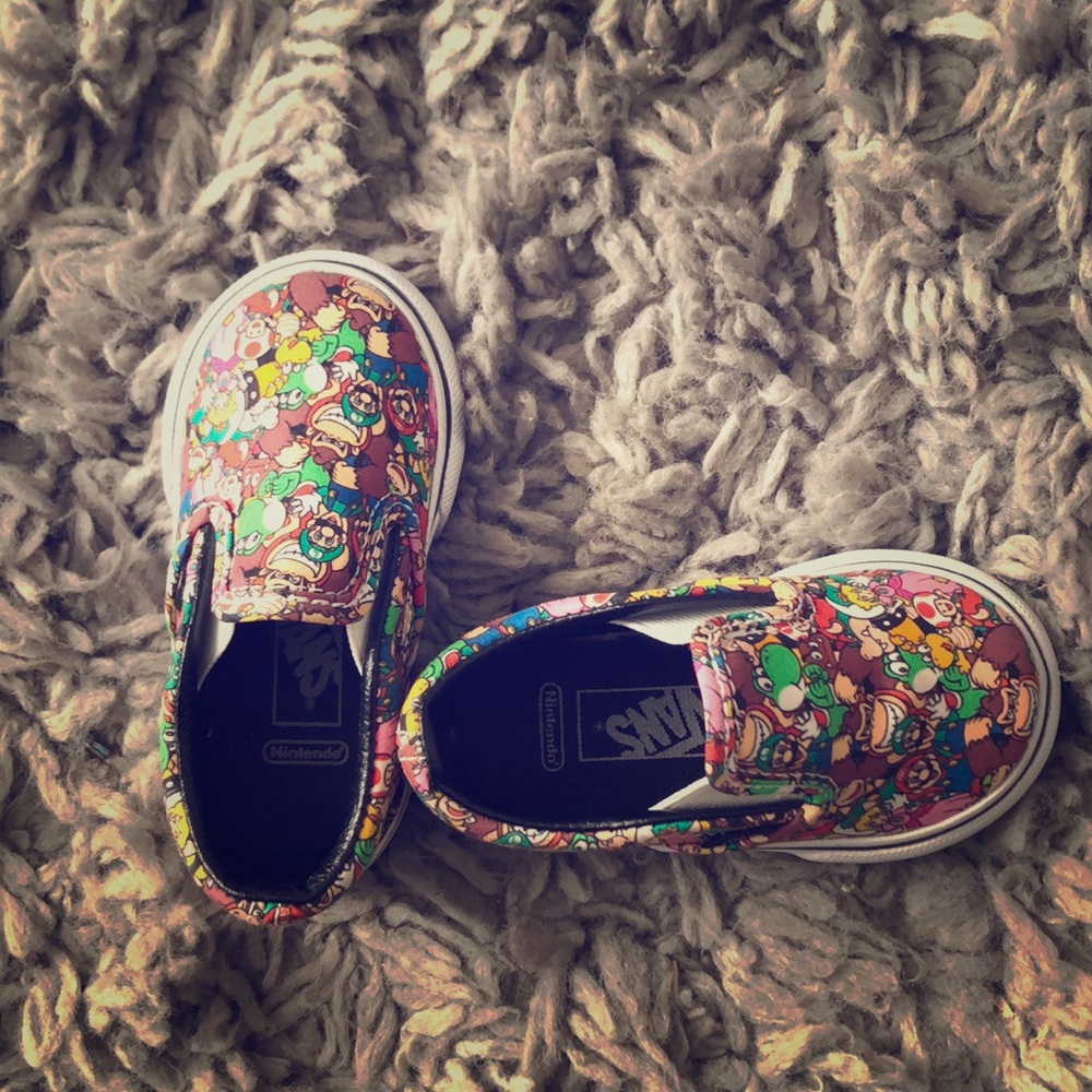 Mario Brothers Toddler Vans